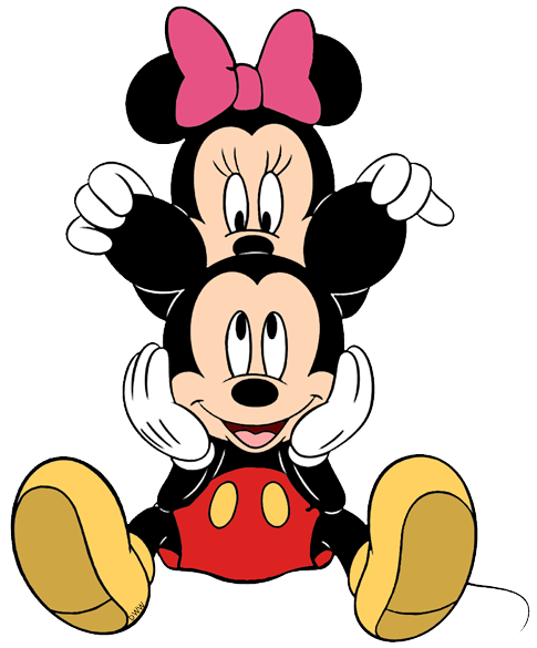 clipart mickey and minnie mouse - photo #22