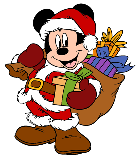 mickey mouse christmas clipart free - photo #32
