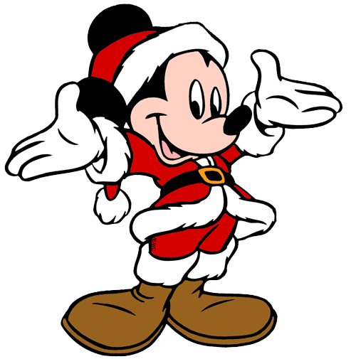 clipart mickey mouse christmas - photo #23
