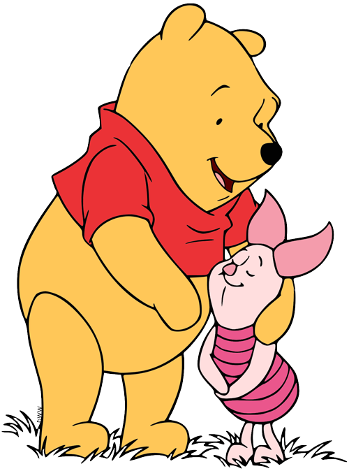 Winnie the Pooh and Piglet Clip Art 6 | Disney Clip Art Galore