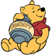 Pooh, honey pot