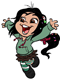 Vanellope cheering