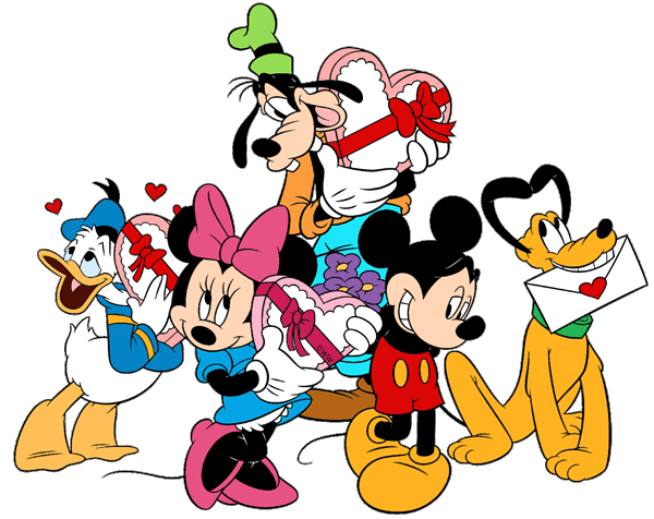 mickey mouse valentines day clipart - photo #18