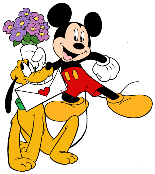 valentine mickey mouse clipart - photo #8