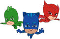 Gekko, Catboy, Owlette flying