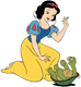 Snow White, turtle