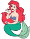 Ariel eating chocolate