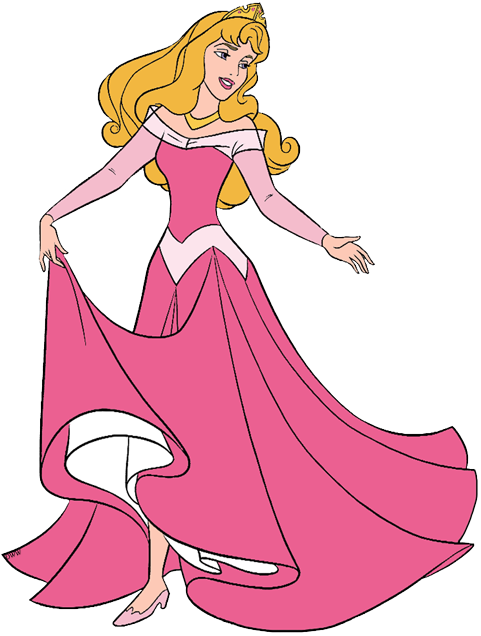 Sleeping Beauty's Aurora Clip Art 4 | Disney Clip Art Galore