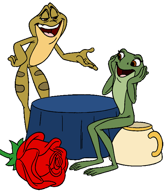 clipart princess and the frog - photo #48