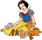 Snow White, animals