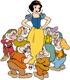 Snow White with the seven dwarfs