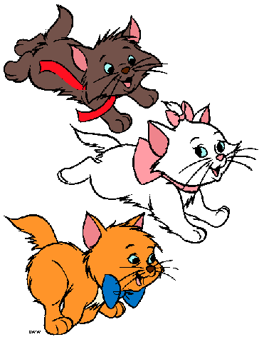 clipart cat running - photo #37