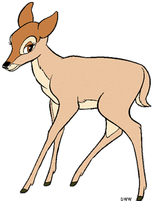 Bambi and Faline Clipart Images from Disney's Bambi - Disney Clipart Galore