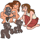 Tarzan, Jane, baby apes