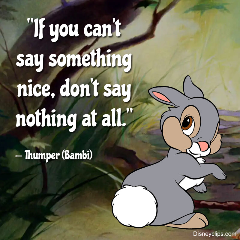 Thumper Bambi quote