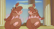 Dancing hippos