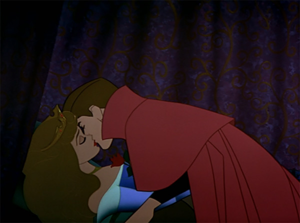 sleeping beauty aurora phillip disney prince disneyclips movies kisses