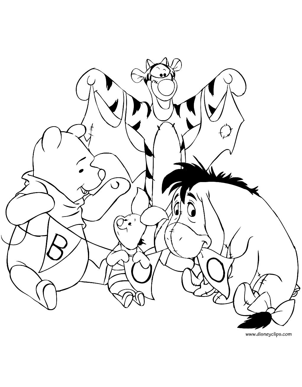 Disney Halloween Coloring Pages (2) | Disneyclips.com