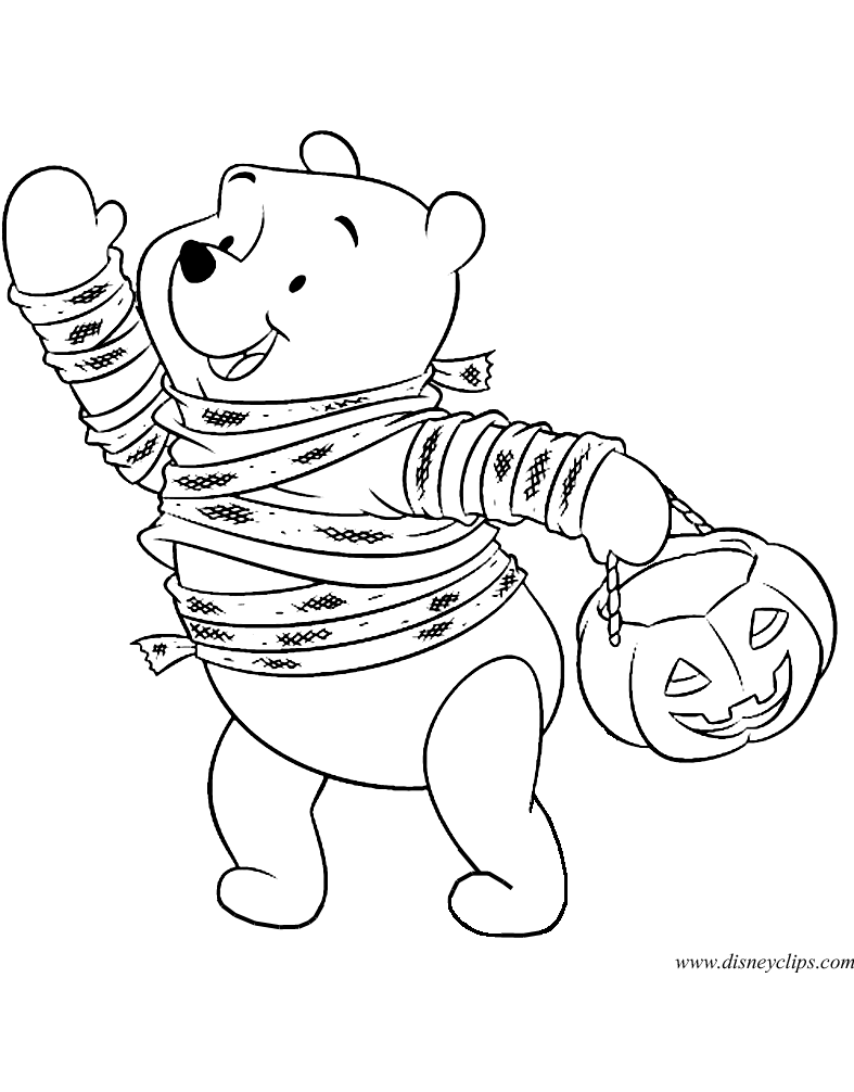Disney Halloween Coloring Pages 2 | Disneyclips.com