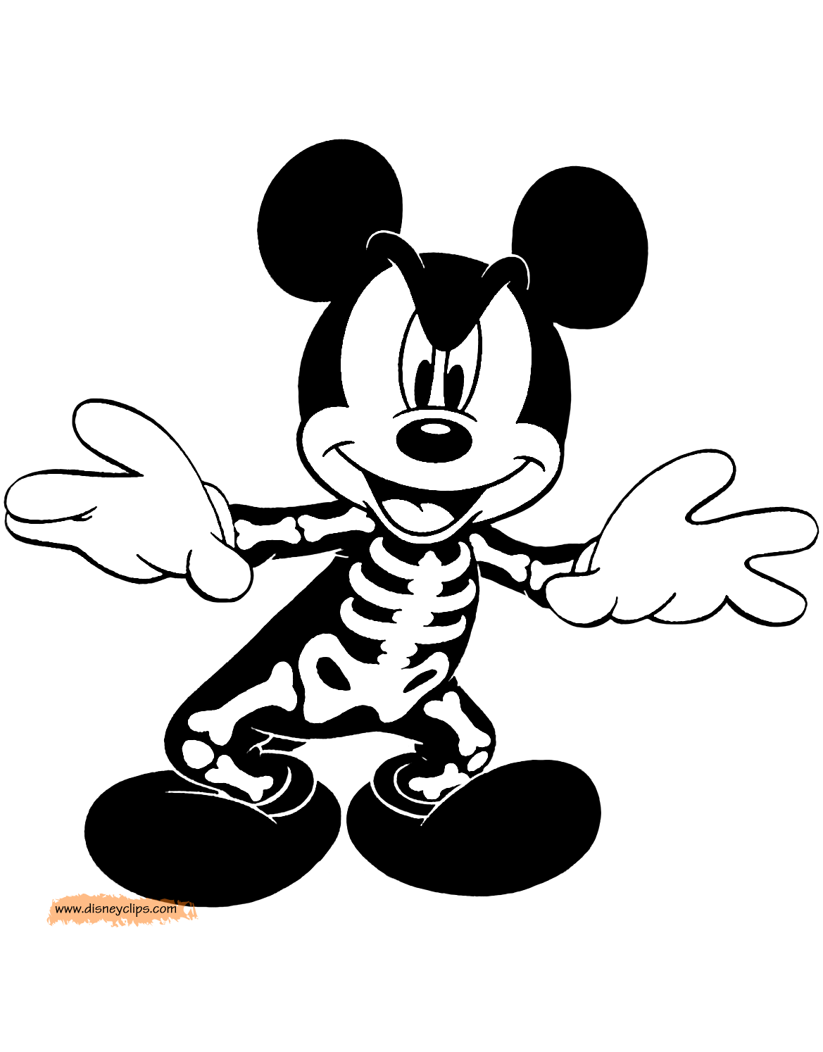 baby disney halloween coloring pages - photo #35