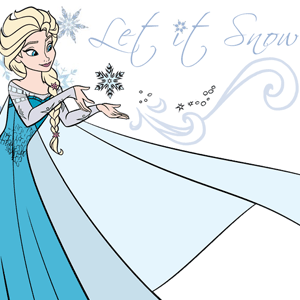 Elsa: let it snow