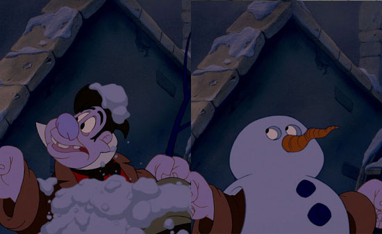 Lefou the snowman