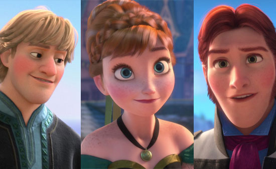 Kristoff, Anna, Hans