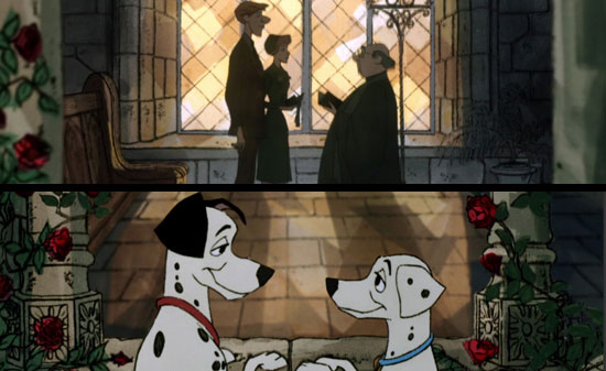 Anita, Roger, Pongo; Perdita