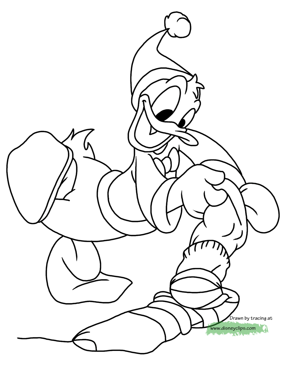 Stitch Disney Christmas Coloring Pages - Juliettsq