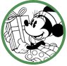 Classic Minnie Christmas coloring page