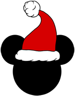 santa mickey ears