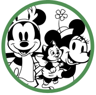 Mickey and Minnie Christmas coloring page