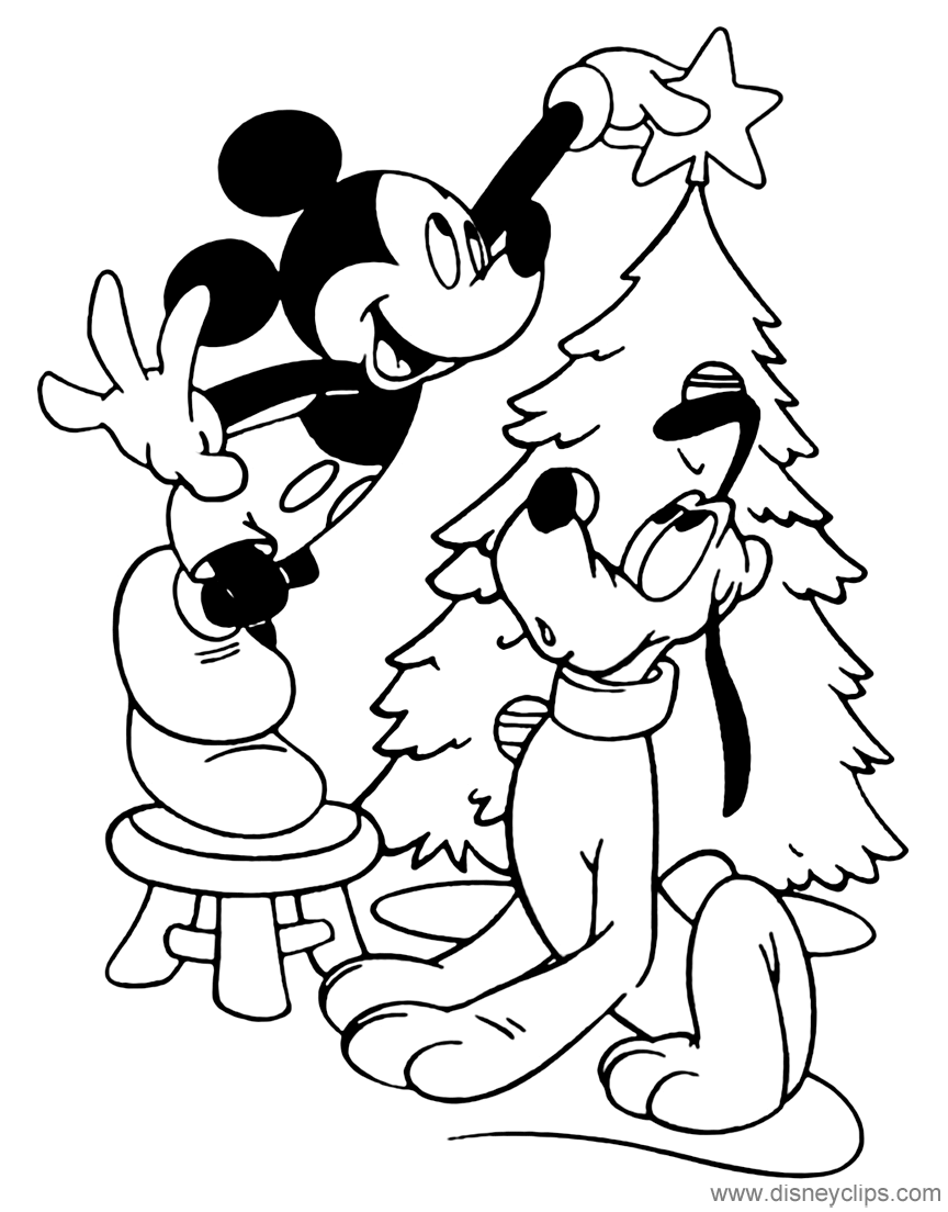 Disney Xmas Coloring Pages - 104+ File SVG PNG DXF EPS Free