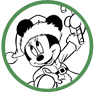 Minnie Mouse Christmas coloring page