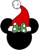 Mickey Mouse Christmas Ears Icons 
