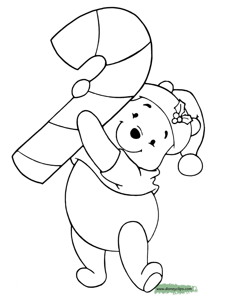 Disney Christmas Coloring Pages (5) | Disneyclips.com