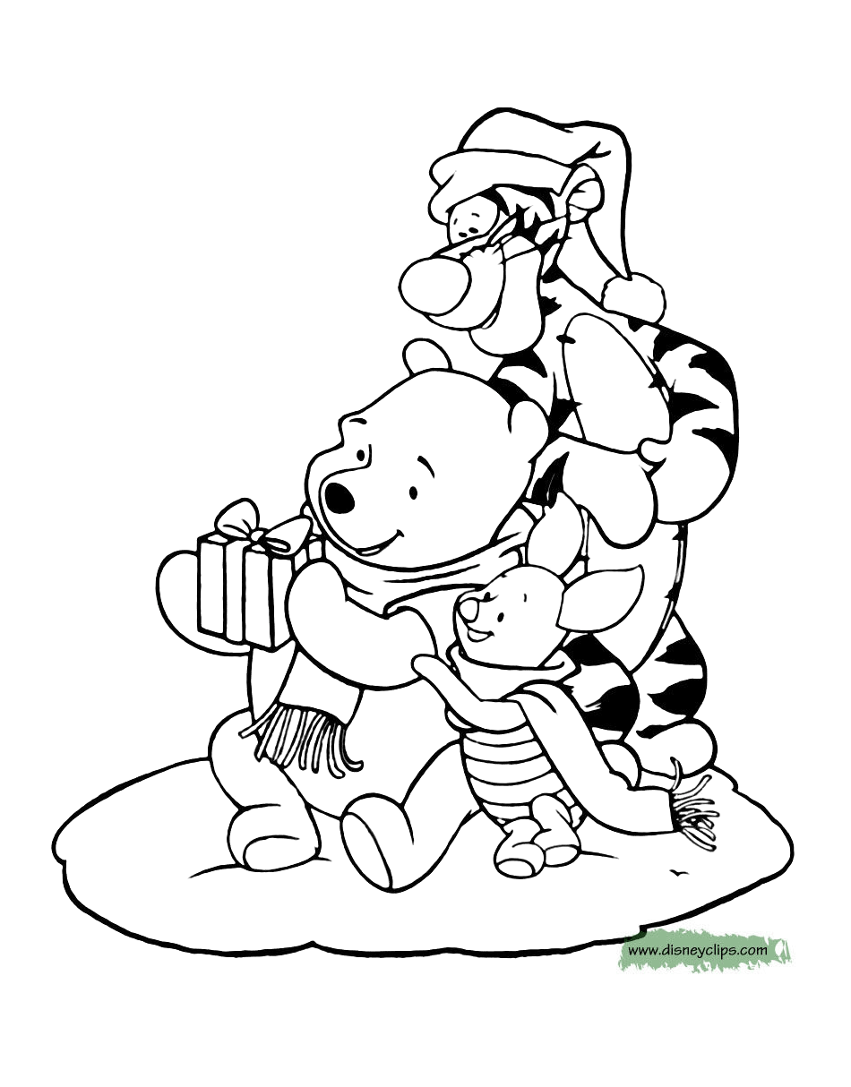 Disney Christmas Coloring Pages (6)