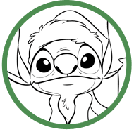 Stitch Christmas coloring page