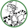 Tigger Christmas coloring page