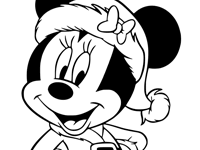 Minnie Mouse coloring pages