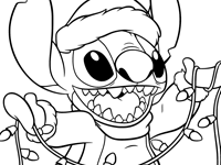 Stitch coloring pages