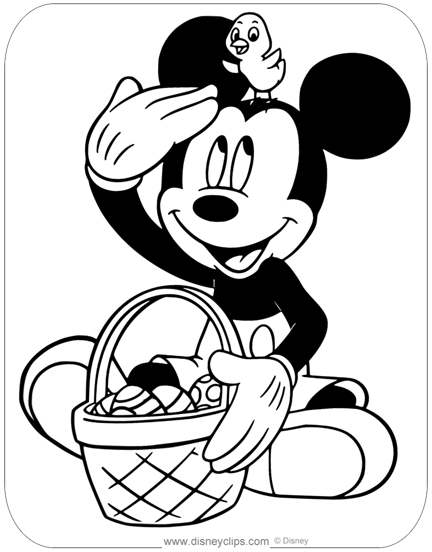 550 Top Disney Easter Coloring Pages Pdf For Free