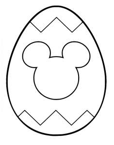 Mickey Mouse coloring page