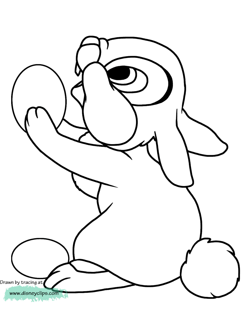 Printable Disney Easter Coloring Pages 20   Disneyclips.com