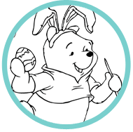 Easter coloring page