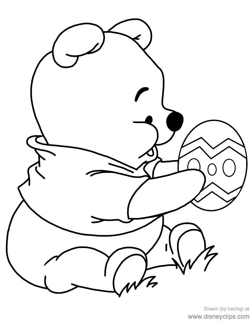 Printable Disney Easter Coloring Pages 3  Disneyclips.com