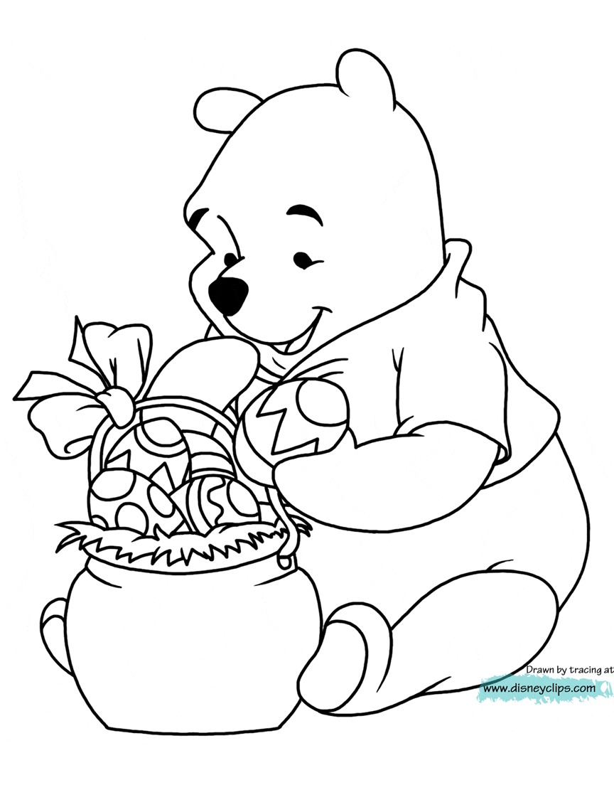 Winnie the Pooh coloring page