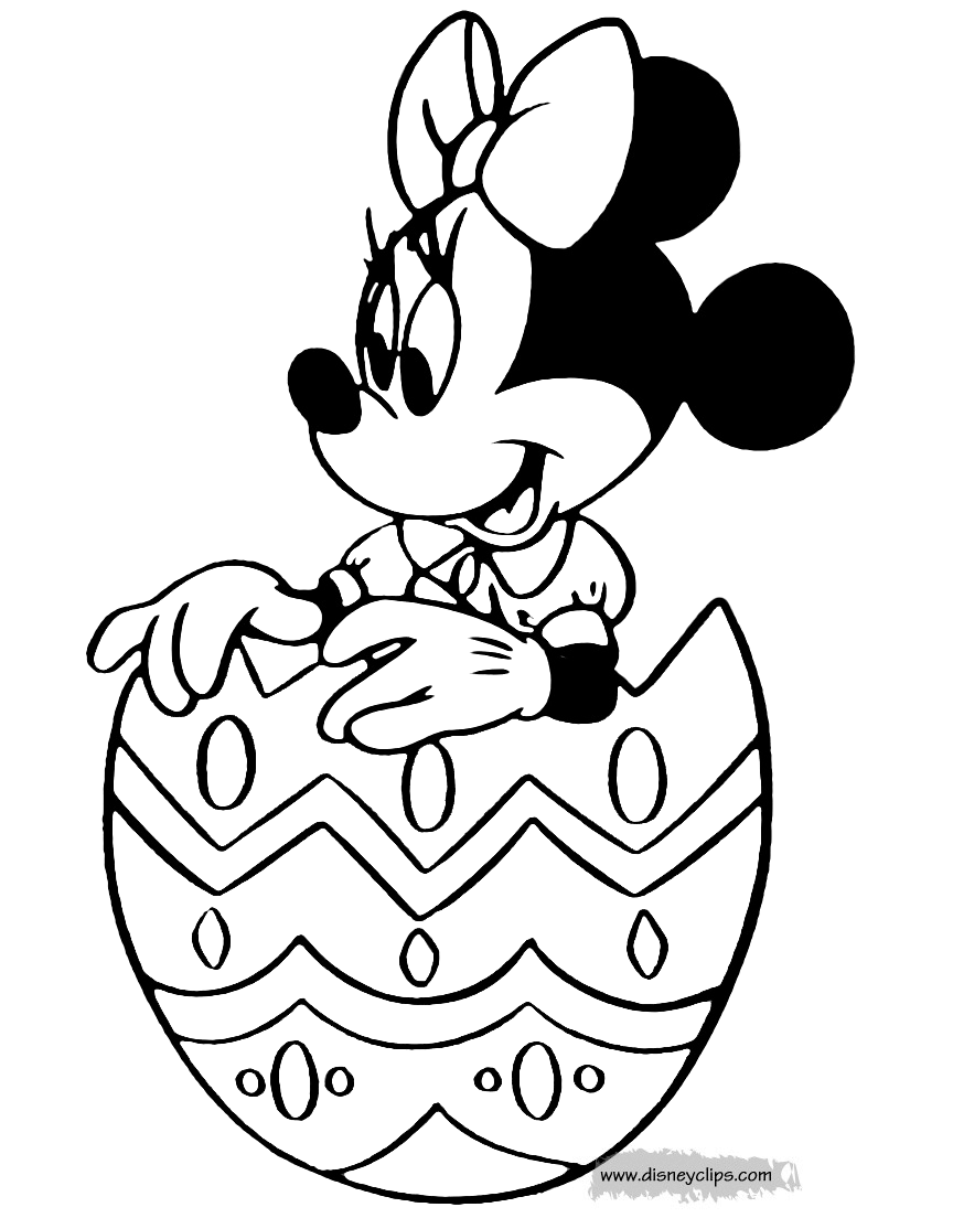 Download Printable Disney Easter Coloring Pages | Disneyclips.com