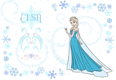 Elsa wallpaper for your tablet