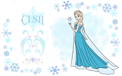Elsa wallpaper for your desktop